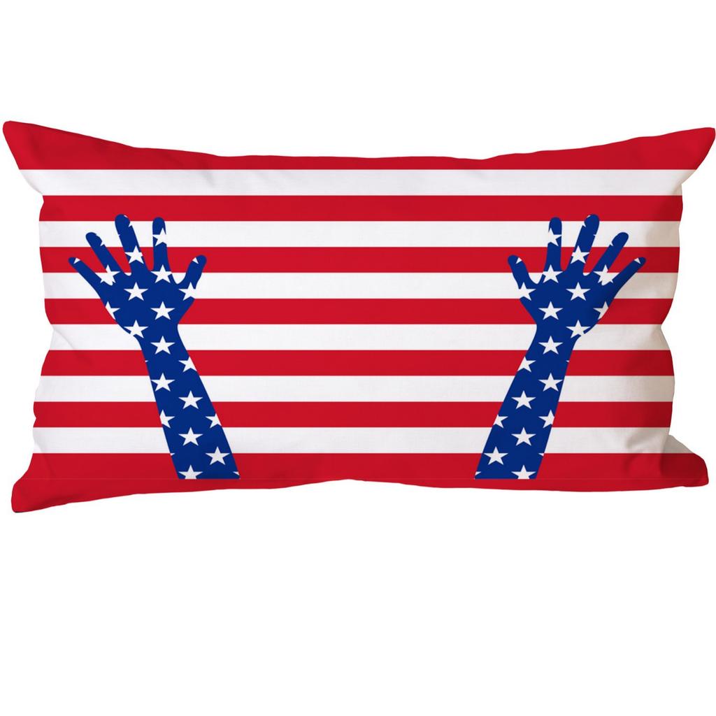 New American Independence Day Pillow Cover American Logo Outdoor Home Decoration Pillow Cushion Cover