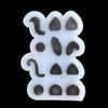 Animal Parts Quicksand Silicone Mold Resin Shaking Cup Mold for Pendant Jewelry Keychain Decoration Making Diy Crafts
