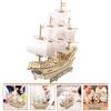 SAFIGLE Sailing Ship Wood Puzzle A DIY 3D Puzzle for Building Model Ships and Sailing Models for Kit Children.