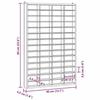 VidaXL Vitrine de collection en bois avec 56 compartiments 4017380