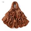Summer New Carf Matte Satin Monochrome Long Scarf, Satin Imitation Silk Solid Color Long Silk Scarf Headscarf