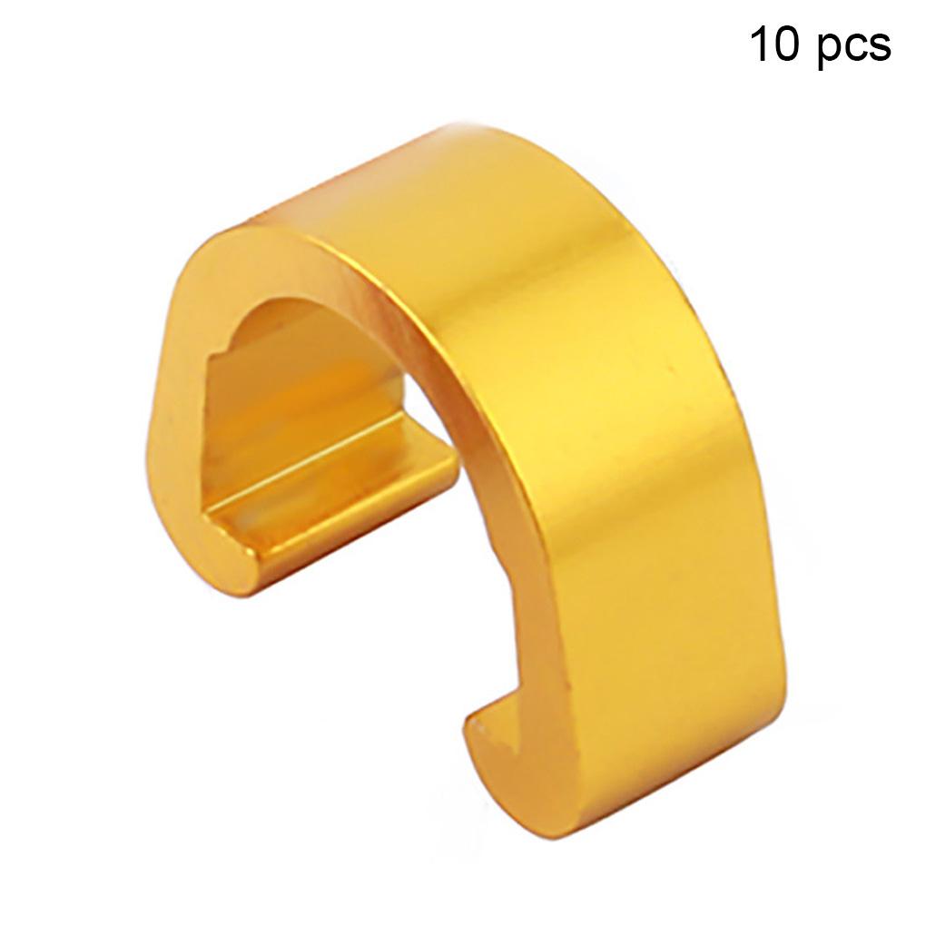 10 Pieces Bike Cable C Clips Fixing Buckles Convenient Fixator for Bikes