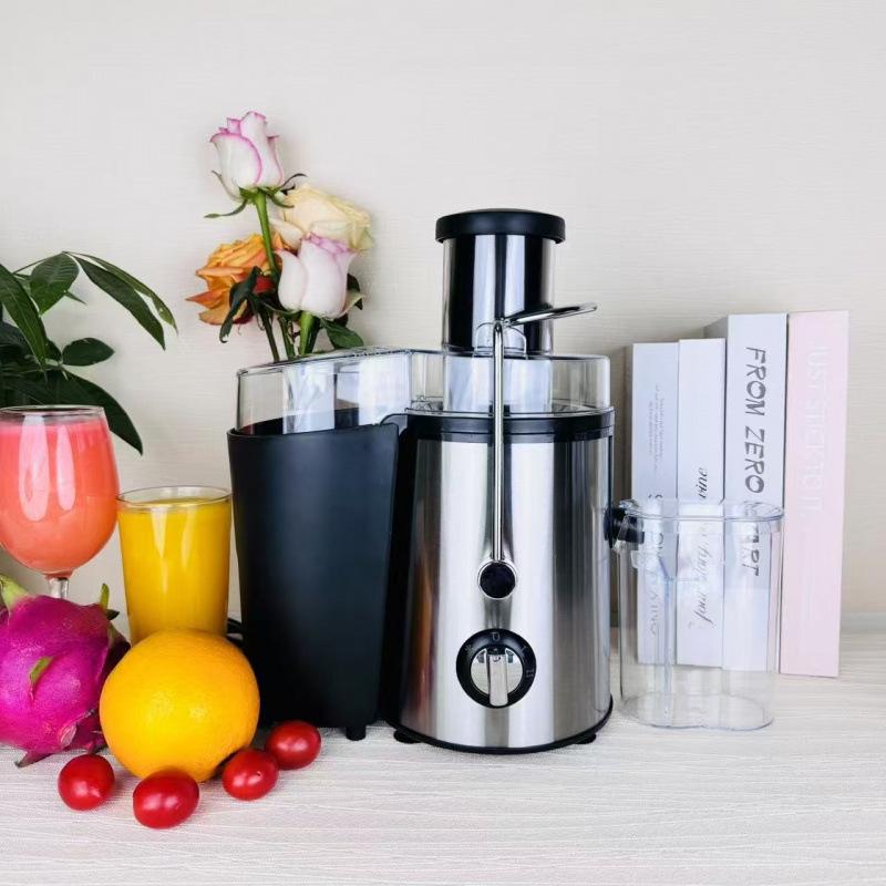 Commercial Multi-Functional 4-in-1 Juicer & Blender with Large Caliber Stainless Steel Design