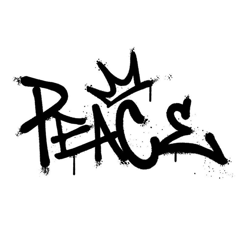 Graffitti Street Art Black White Minimalism Posters and Prints Canvas Printing Wall Picture for Living Room Home Decoration