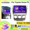 Android Car Radio for Toyota Verso F3 Mt 2009 2018 Stereo GPS Navigation Video Multimedia Player Tape Recorder  Carplay