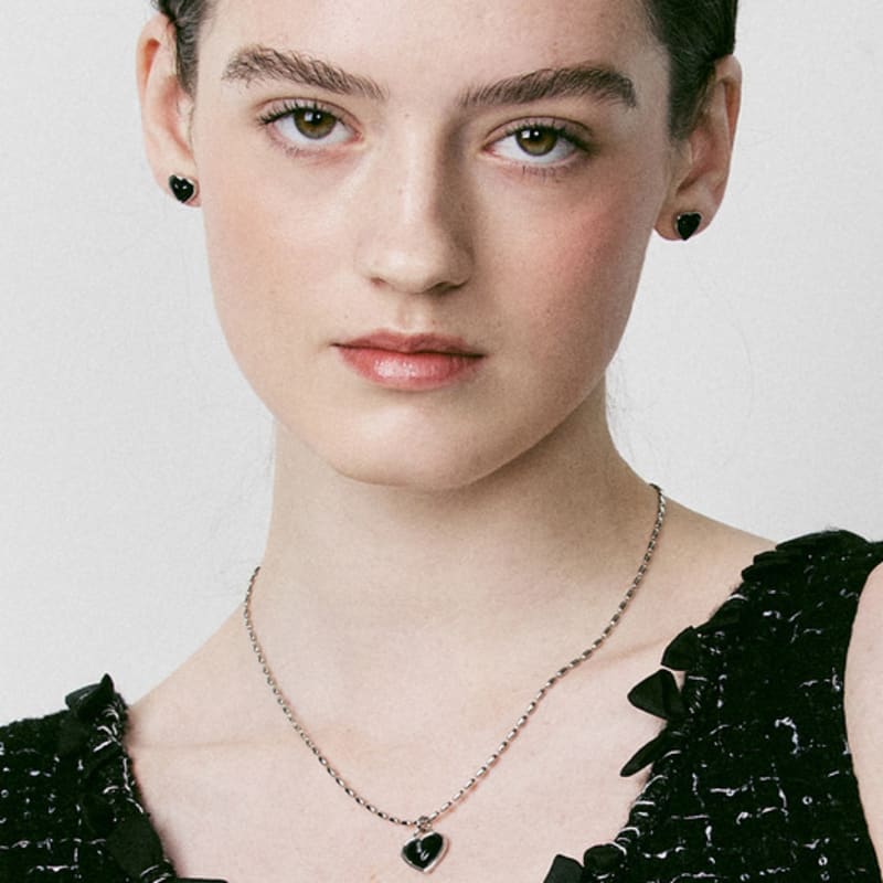 VINTAGE HOLLYWOOD Keyhole Heart Necklace_VH249ONE001M