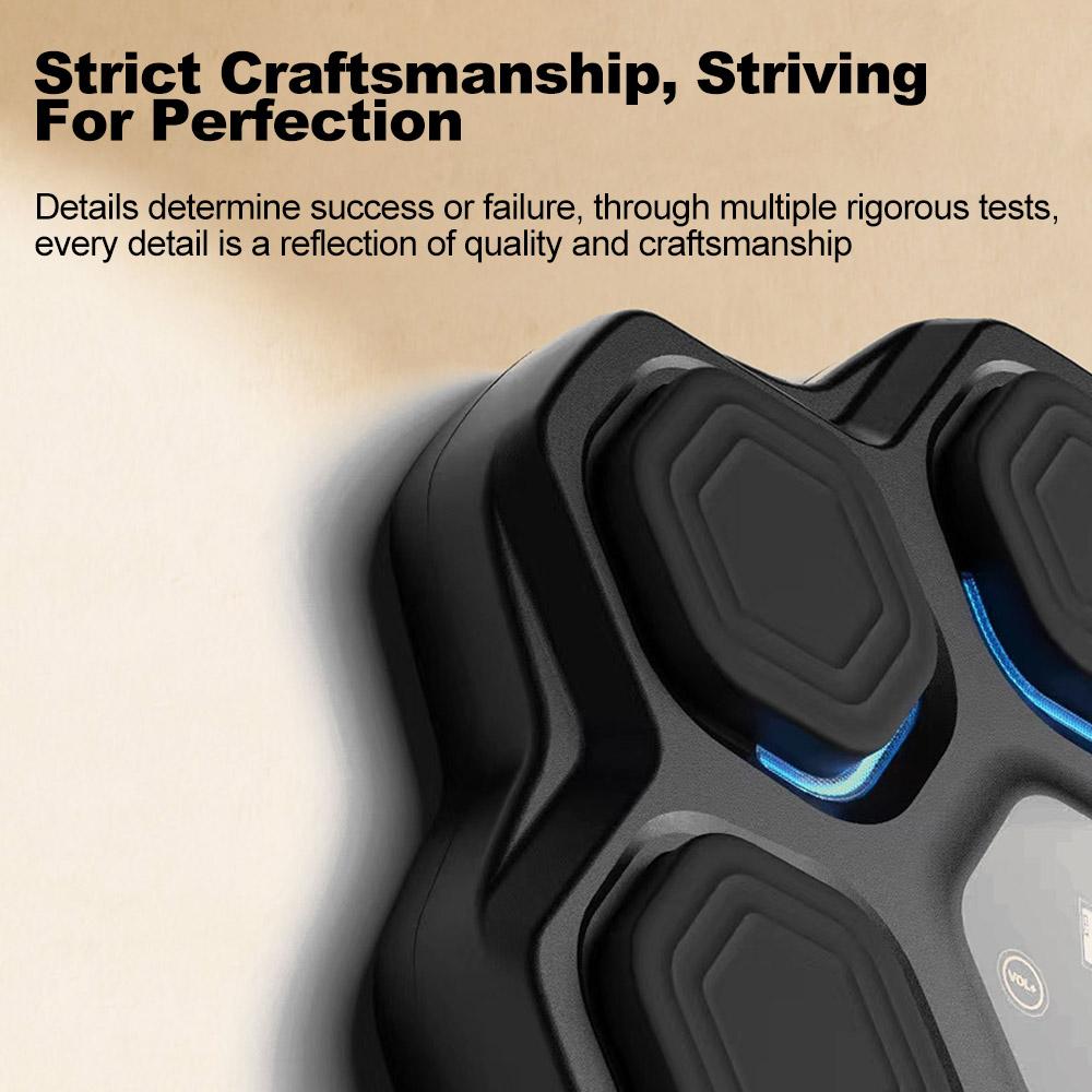 Music Boxing Machine with Gloves, Smart Musical Boxing Machine Wall Mounted Punching Trainer with 9