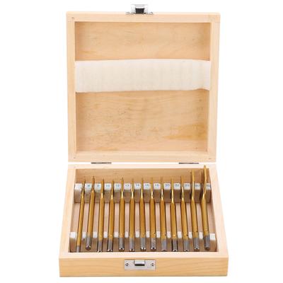 13Pcs 14in Hex Shank High Carbon Steel Flat Drill Bit Set for Electric Manual Drilling Machine