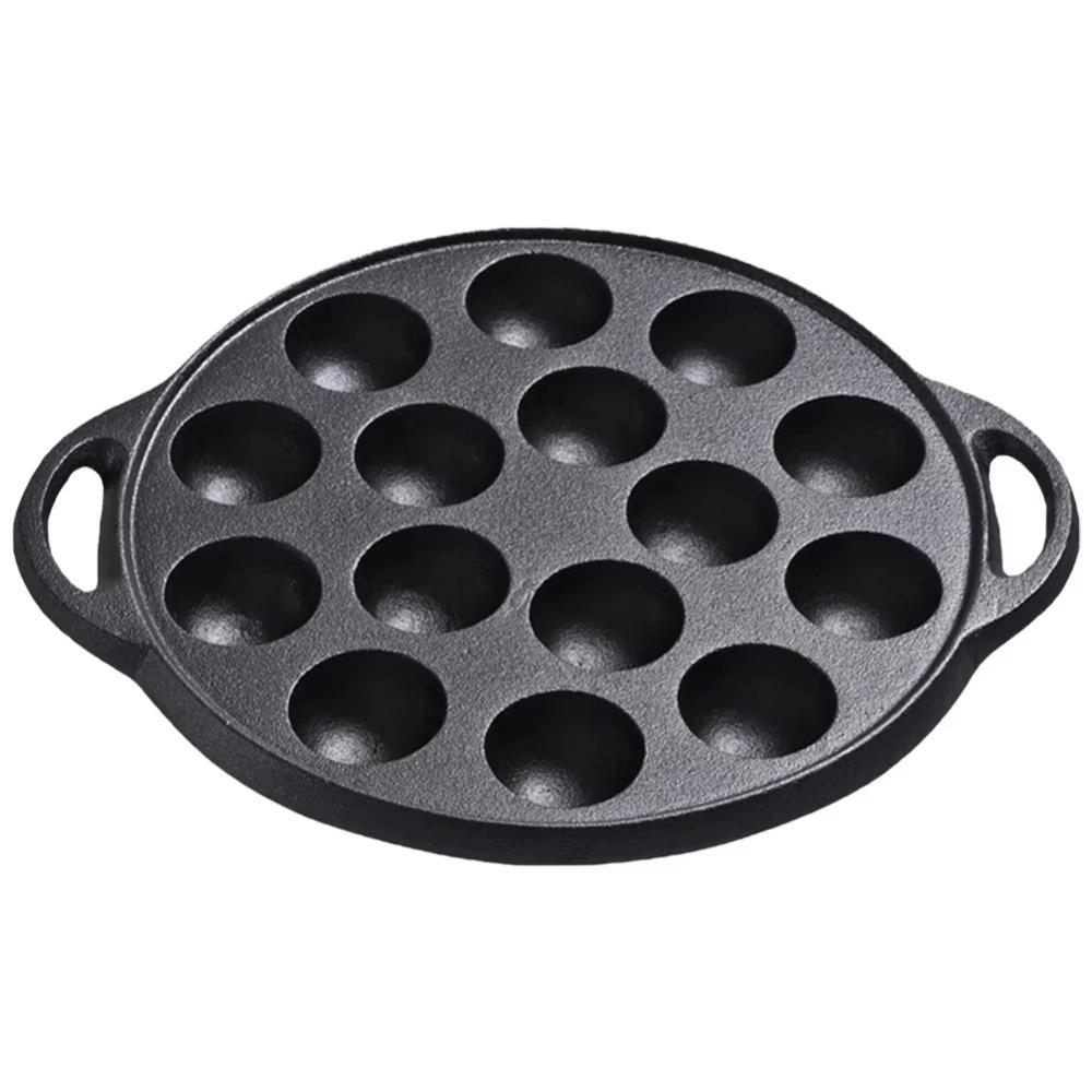 Nonstick Cast Iron Takoyaki Pan Cast Iron Takoyaki Grill Pan  Home Cooking