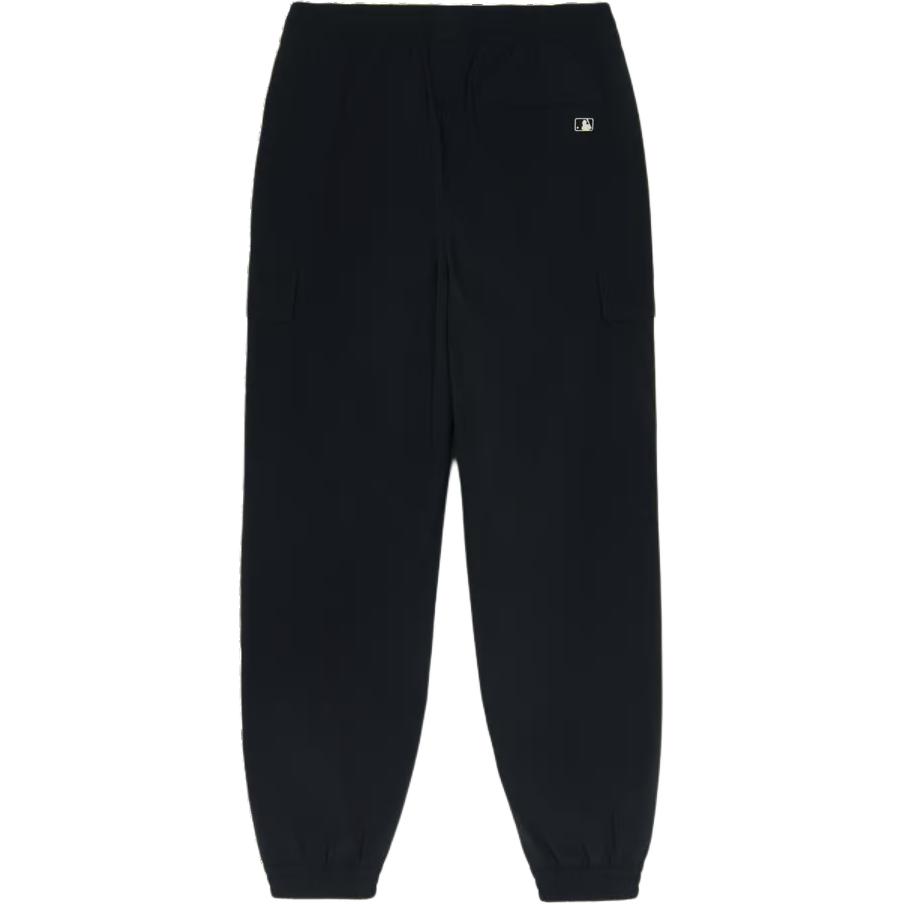 New MLB Knitted Sweatpants Men's Black 3AWPB0153-50BKS