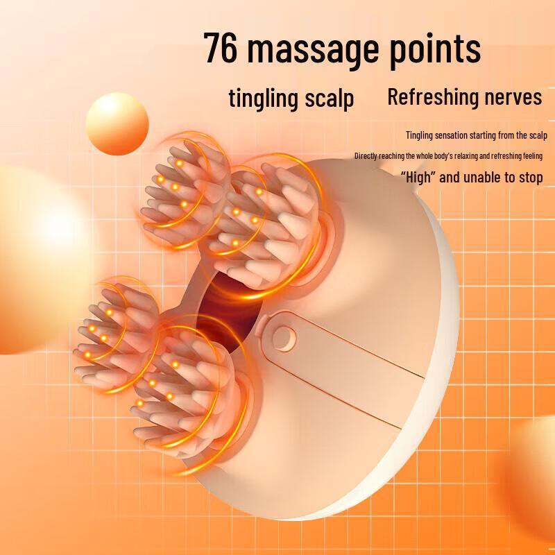 HEZHENG Cat Claw Wireless Scalp Head Massager CN Plug (adapter Included)