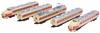 Rokuhan Z Gauge JNR 485 Series Limited Express Train, Early Model, Raicho, JNR Color, 5-Car Basic Set, T030-4, Model Train
