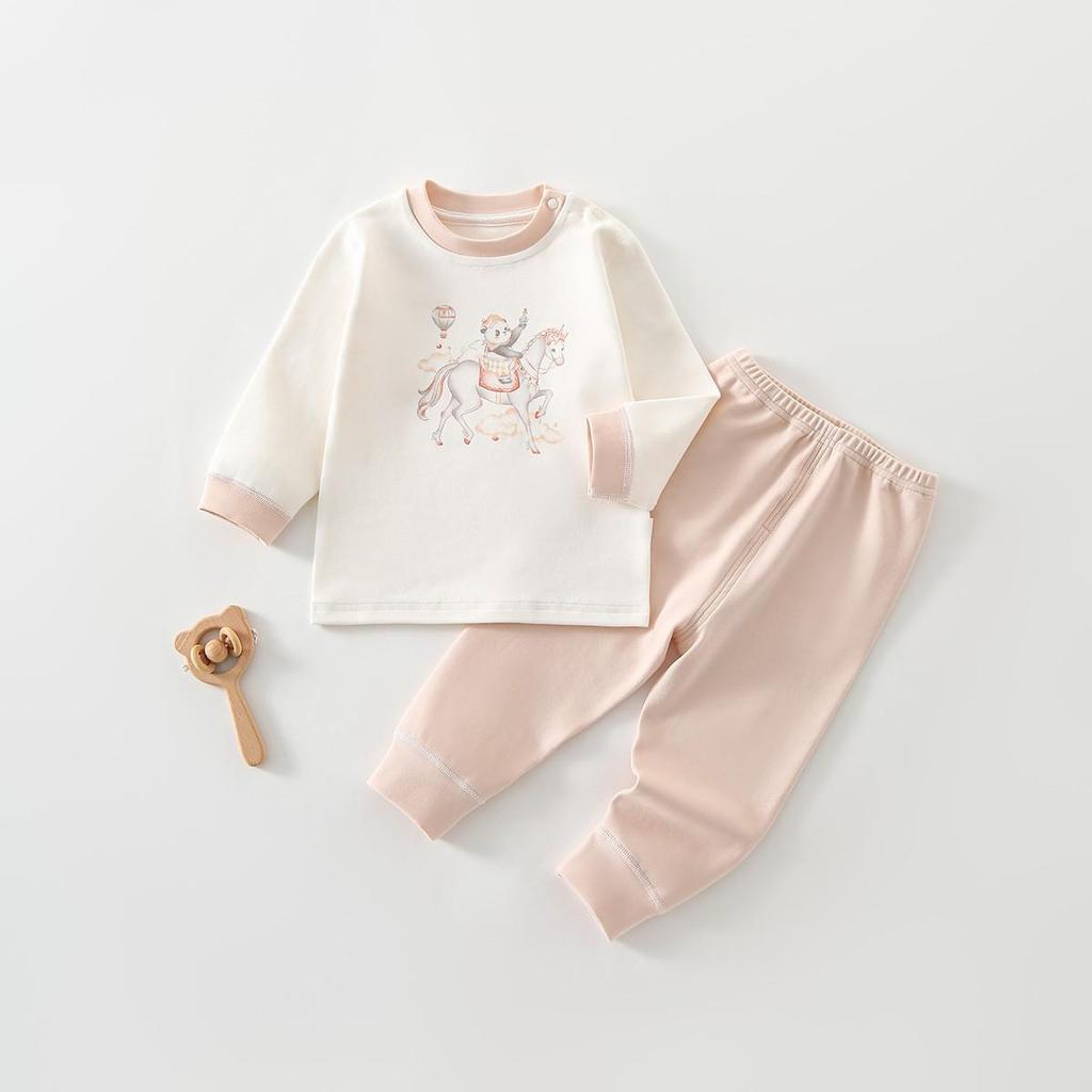 2026 Autumn Kids' Clothing Set: Cartoon Detachable Crotch Pants, Pure Cotton, Class A Quality for Boys and Girls