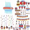 Ryans Party World Decoration Tableware Paper Cup Plate Banners Kids Birthday