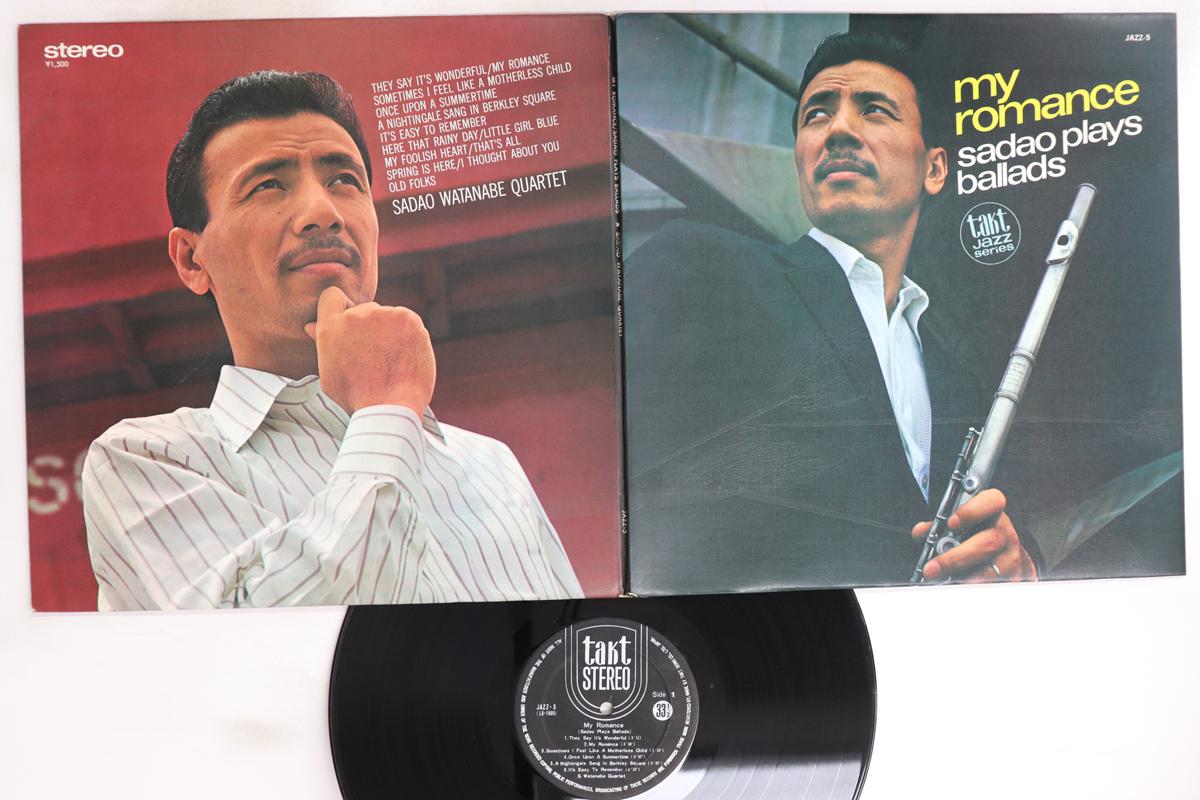 

LP Пластинка САДАО ВАТАНАБЕ - Мой Роман - Садао Играет Баллады JAZZ5 TAKT 1967 Япония Джаз Б/У