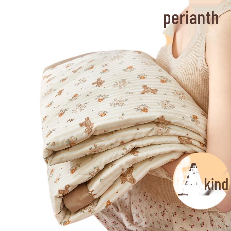 Summer Cool 100% Cotton Double Layer Gauze Quilt Set