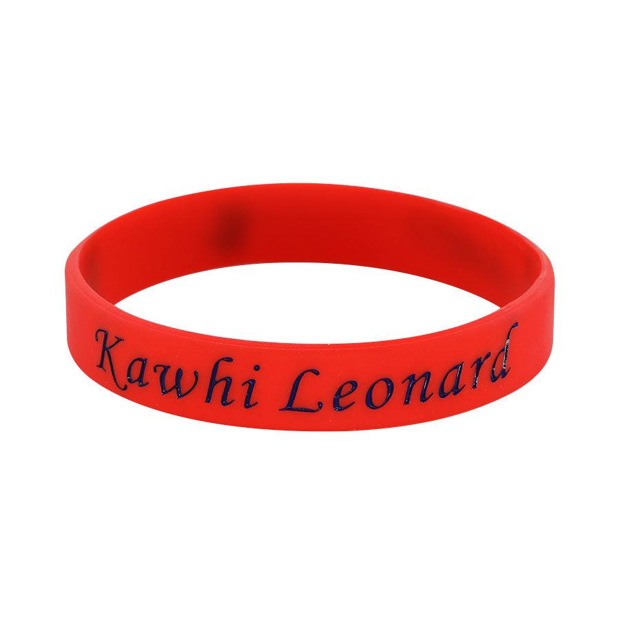 Douyin Popular NBA Star Signature Luminous Silicone Sports Bracelet/Wristband