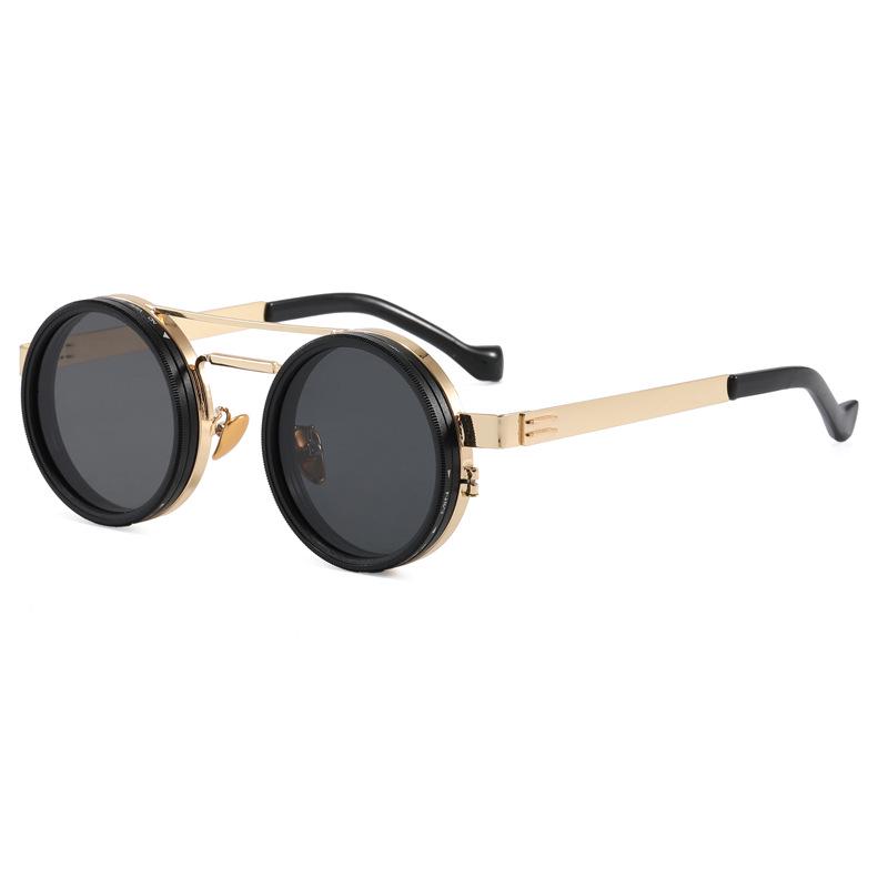 2025 Industrial Punk Style Sunglasses: New Camera ND Lens, Adjustable Multi-Level Polarizing, Prescription-Ready