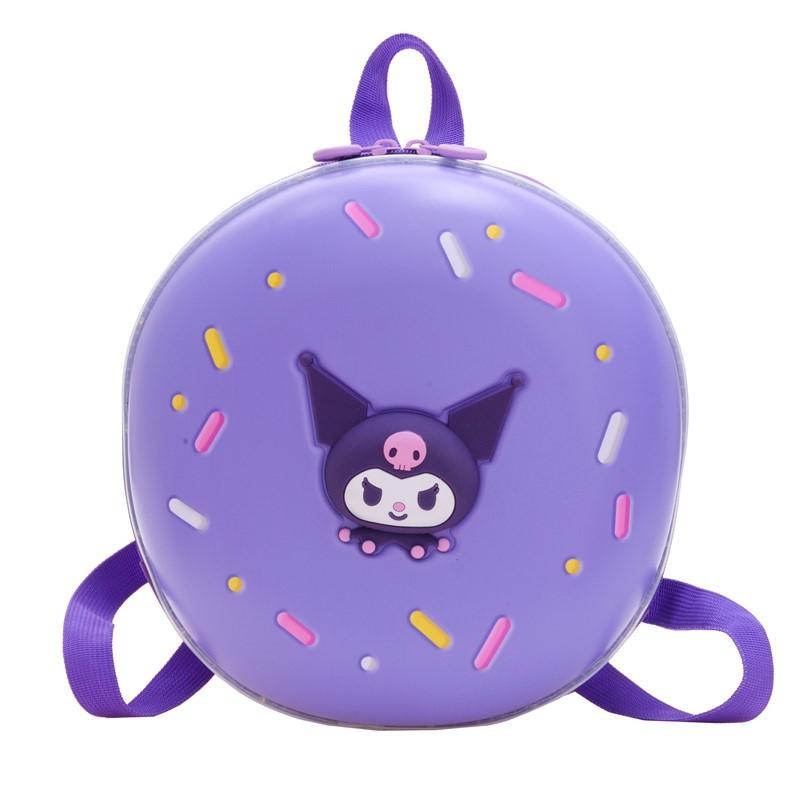 Childrens Cartoon Kuromi School Backpack With Lightweight Nylon And Air Cushion Straps For Girls