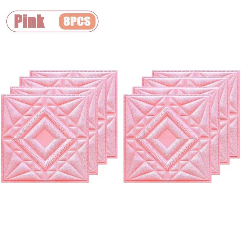 4-24PCS 30x30cm Self-Adhesive Wall Sticker 3D Soft Wall Stickers DIY Bedroom Living Room Background Home Decor Wall Decoration