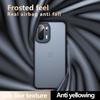 For OnePlus 15R 5G/Ace 6T 5G/Ace 6 5G Case Skin-Touch TPU + PC Matte Phone Back Cover, Transparent Black