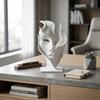 Statue Half Face Sculpture Artistic Sense Facial Ornaments Gift Art Ornaments  Bedroom