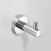 304 Stainless Steel Wall-Mounted Clothes Hook for Bathroom and Entrance - Single Hook for Coats, Hats, and Clothing