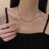 Four Pearl Pendant Necklace Women'S Light Luxury Niche Collarbone Chain Design Sense Simple Accessories