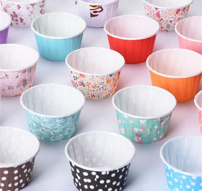 100Pcs Muffins Medium Cups Paper Cupcake Wrappers Baking Cases DIY Cake Tools Party Supplies