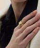 Dawnf 01H05M Polished Silver Ring