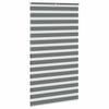 Zebra Roller Blind, Dark Grey, Fabric Width 115.9Cm, Polyester