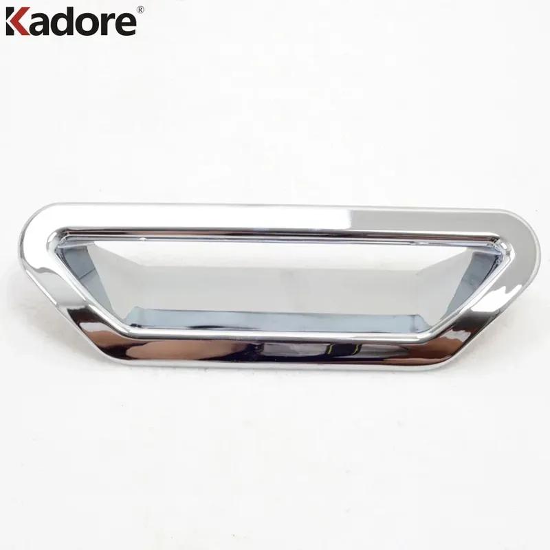 For Ford Kuga Escape 2013 2014 2015 Chrome Car Rear Trunk Door Handle Bowl Cover Trim Molding Garnish Frame Accessories