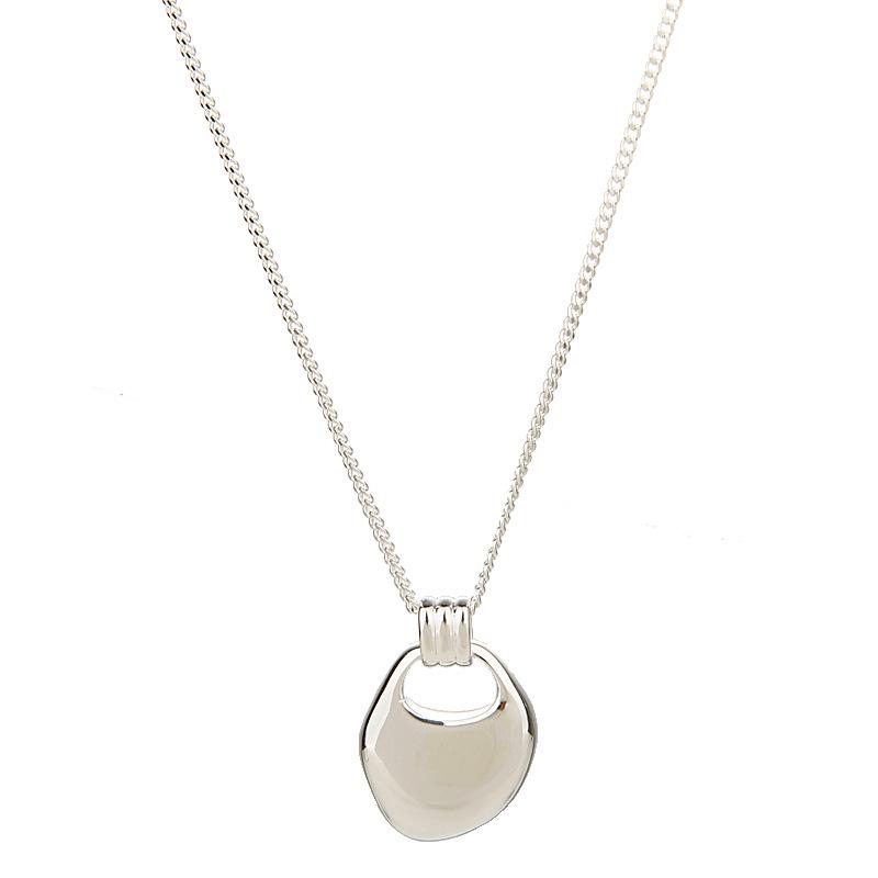 Asian Blogger-Inspired Saddle Bag Necklace: Luxury Women's Niche Sweater Chain Accessories