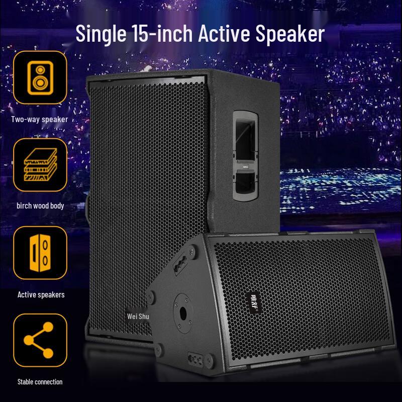 Weishu MP24 15-inch Professional Active Conference Speaker (CN Version)