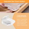 4Pcs/set Adjustable Bedsheet Clips Card Slot Bed Cover Fastener Durable Bed Sheet Holder  Hotel