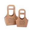Foldable Waterproof Flower Bag Letter Box Kraft Paper Gift Bags 3Pcs Handbag