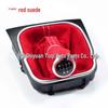 Red/Black Suede Gear Shift Knob for Volkswagen Golf MK5/MK6 R32 GTI (2004-2009)
