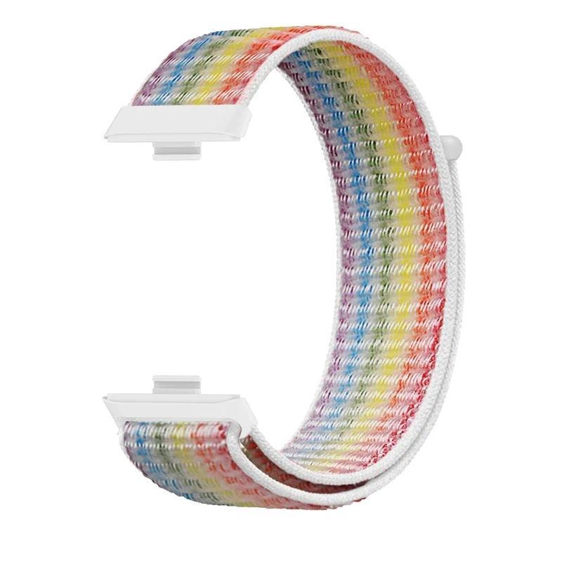 Nylon-Gewebeband für Huawei Watch Fit 4 Fit 4Pro Sport-Loop-Armband Austauschbares Armband für Huawei Fit 3 Zubehör