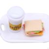 1/12 Dollhouse Breakfast Set Bread Egg DIY Scene Accessories Decoration
