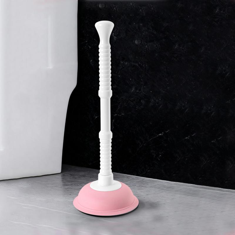 

Plastic Toilet Plunger Anti-Clogging Drain Cleaner Pipe Dredging Device Bathroom Kitchen Sink Cleaning Supplies C