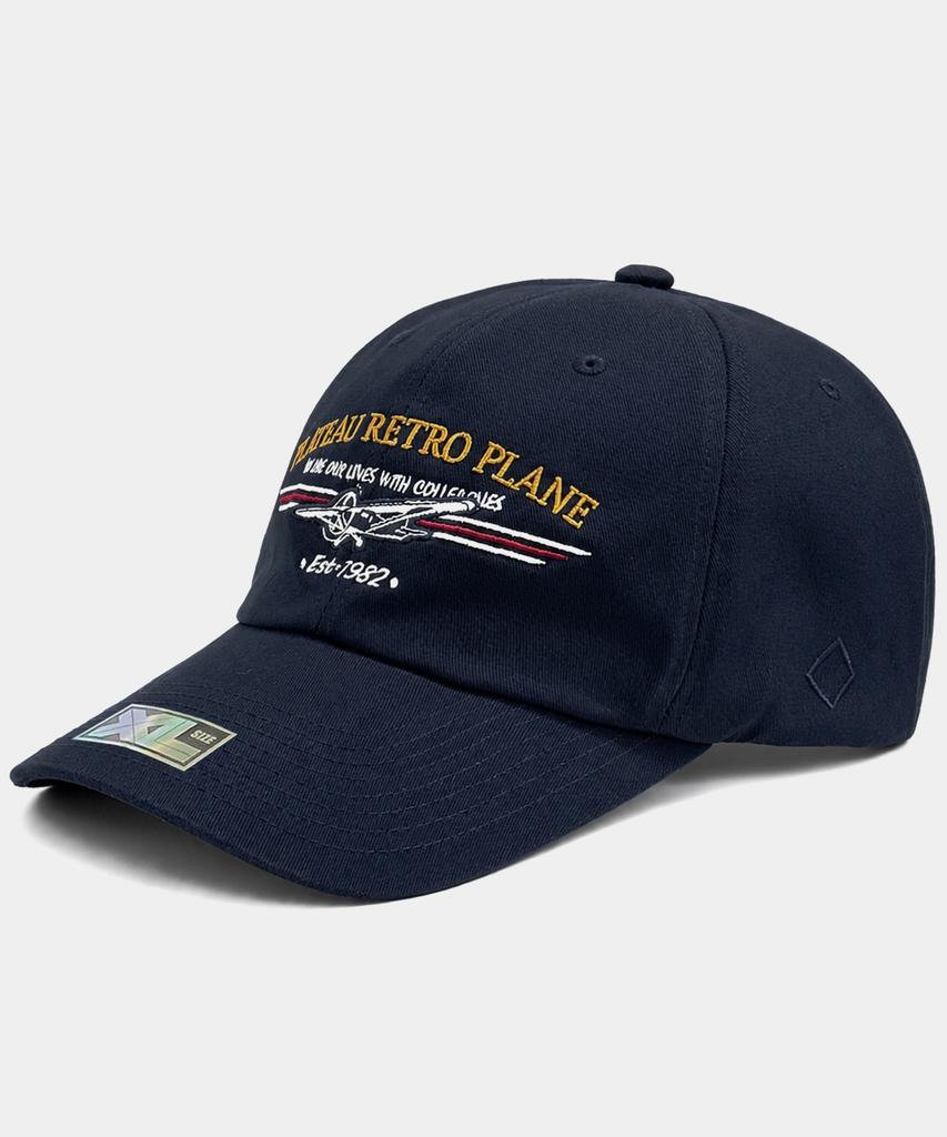 Peullaeto Big Size Ball Cap Xl Plateau Rp Vtg Cap Navy
