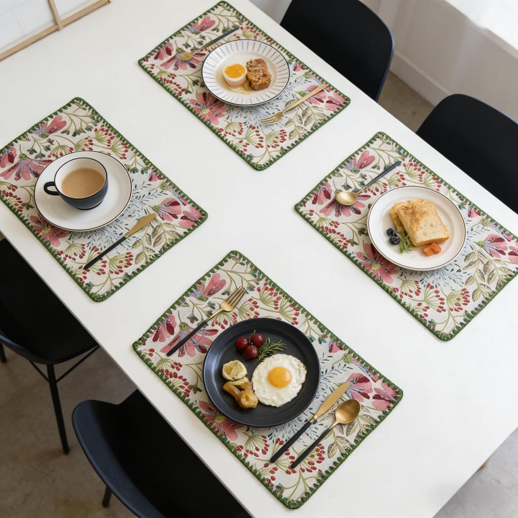 Breathable Soft Cotton Linen Table Runner Multi-Size Dining Room Decor