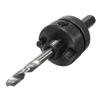 Mandrel with Drill Bit for Arbor Use from 32mm Up To 210mm Diameter with Strong Steel Build for Consistent Drilling Results