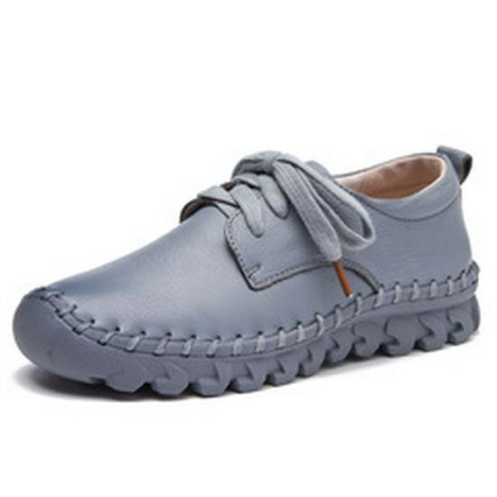 Women's Handmade Soft Cowhide Short Boots - Autumn/Winter Casual Style