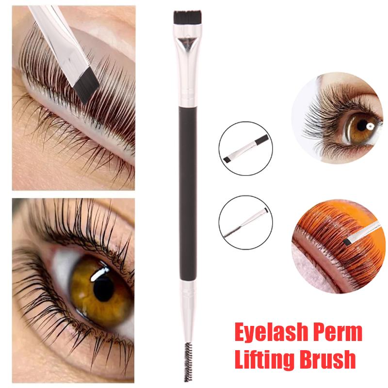 Double Headed Eyelash Perm Lifting Brush Portable Lamination Eyelashes Separating Lash Lift Eyelash Extension Tool Detail Brush