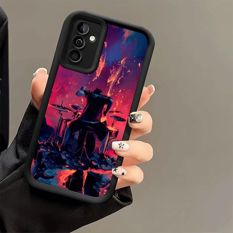Drum Set Rock Music Soft Phone Case for Samsung Galaxy S26 Ultra S25 Edge S24 S23 S22 Plus S21 S20 FE 5G Shell Silicone Funda