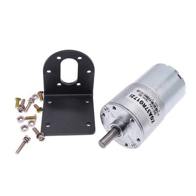 DC Motor GA37RG With Motor Holder High Torque Electric Gear Motor 12V 24V Mounting Bracket