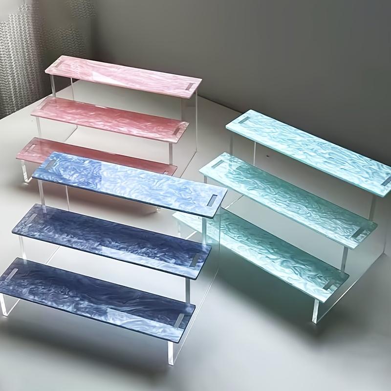 Acrylic Three-layer Display Rack, Display Rack Storage Art Organizer, Suitable for Party Display Rack, Holiday Decoration