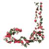 2 Pcs Rose Garlands Artificial Rose Vines Faux Flower Garlands