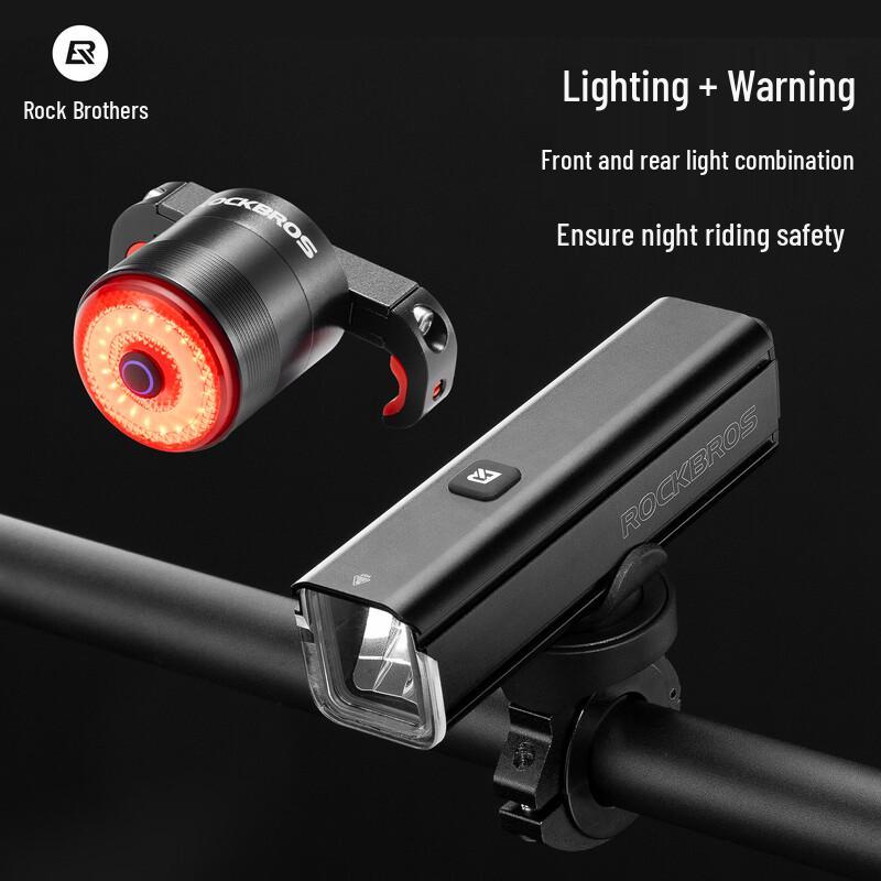 Rockbros Rechargeable Bike Light Set
